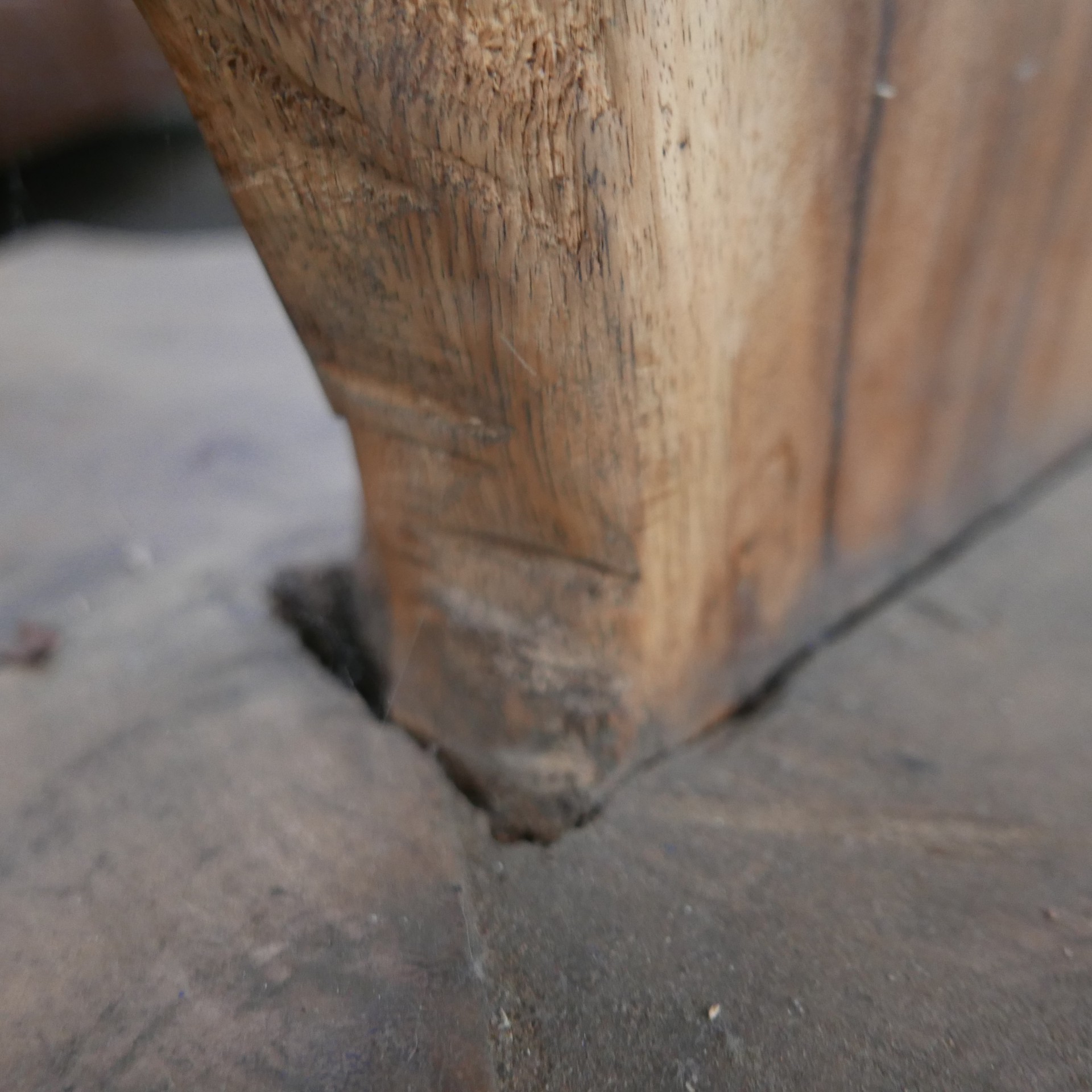 Houten beeld bladeren