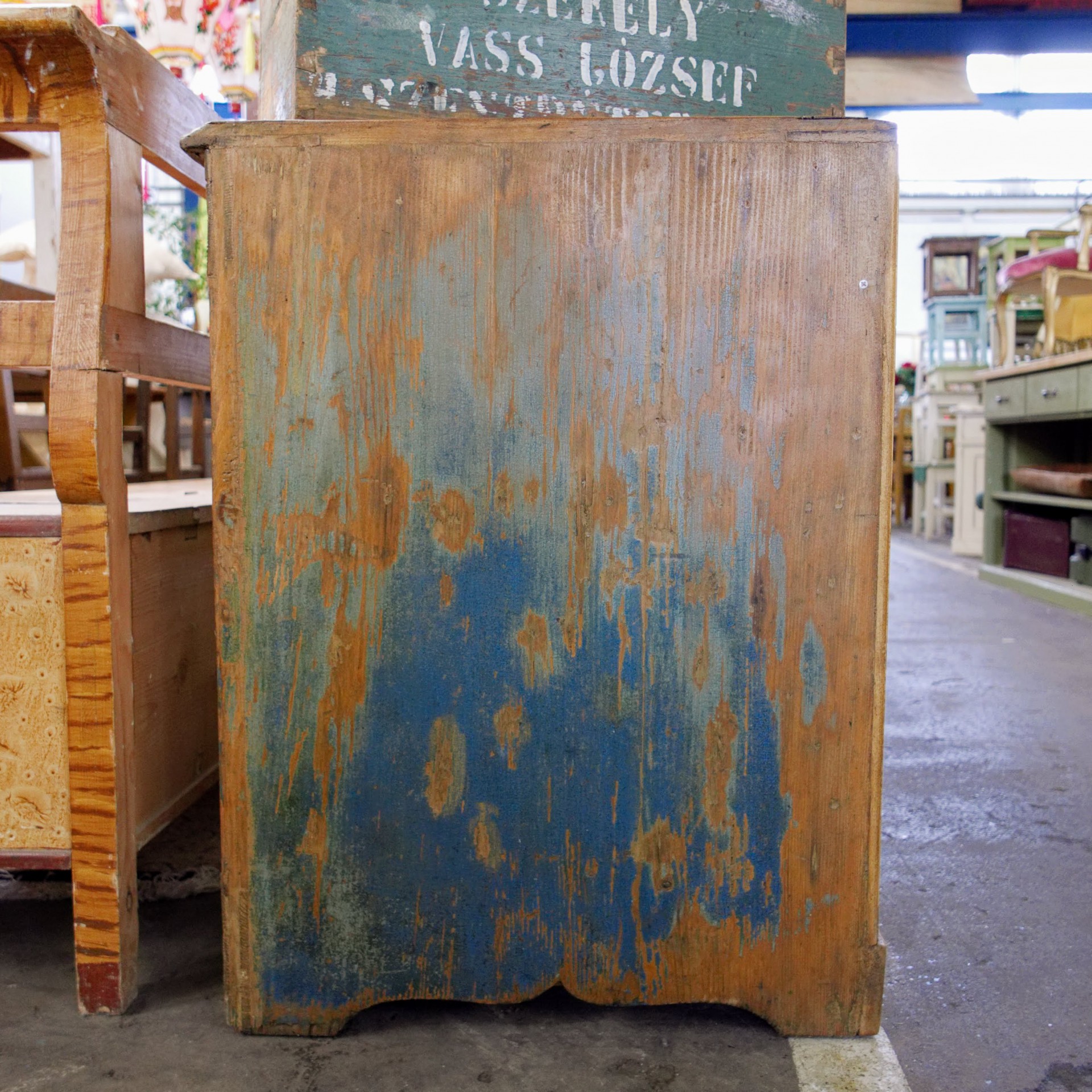 Vintage houten toog - Afbeelding 10