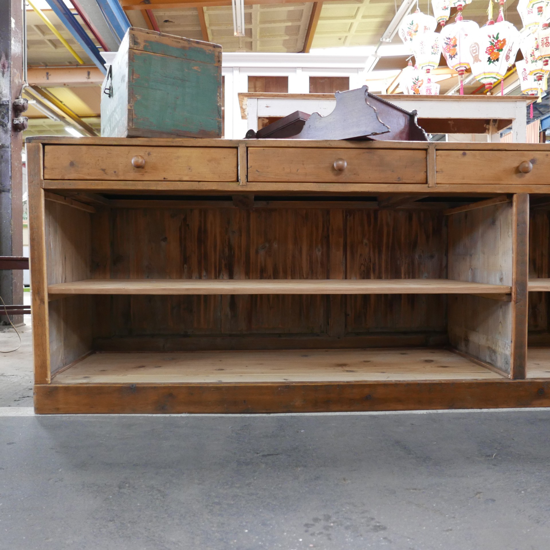 Vintage houten toog - Afbeelding 11