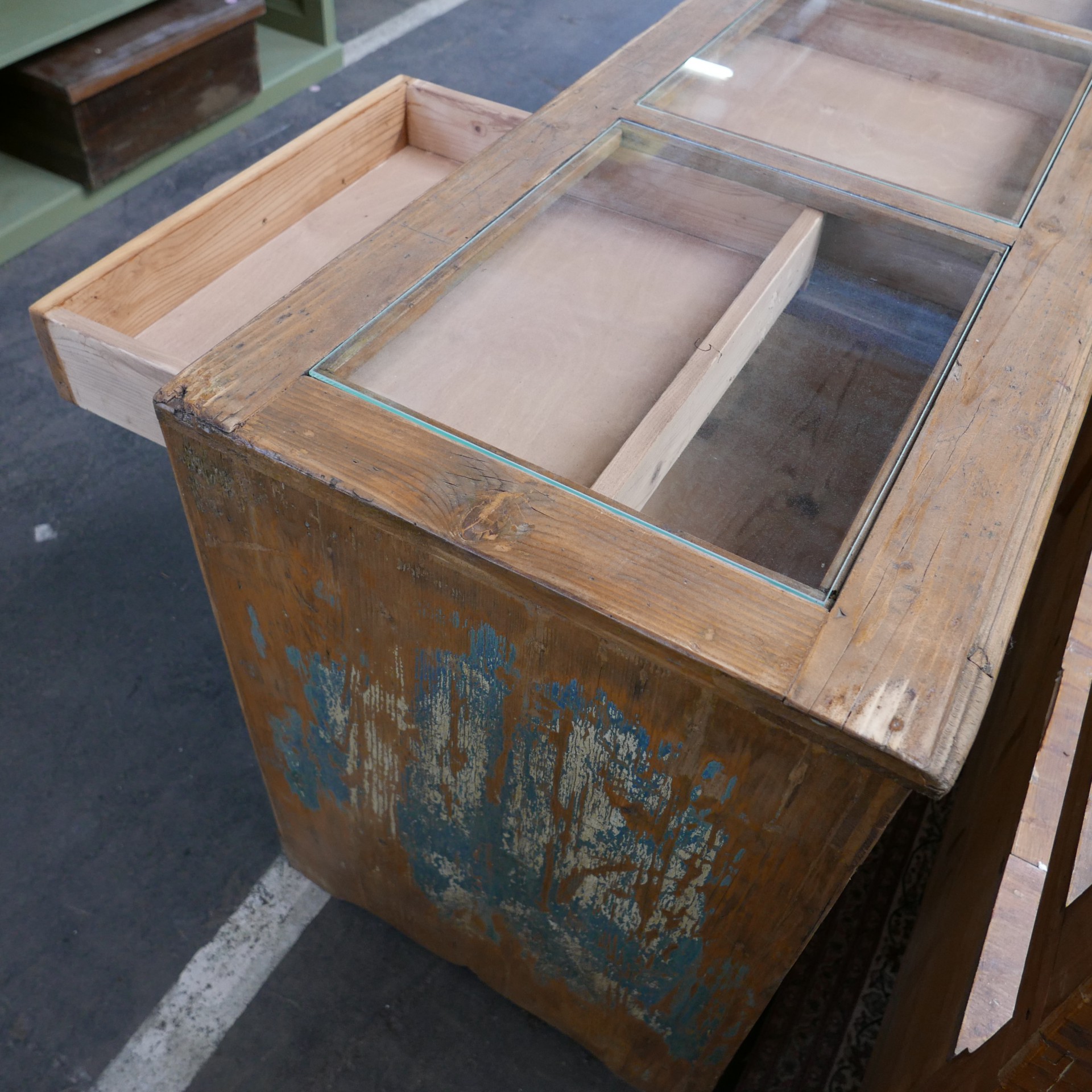Vintage houten toog - Afbeelding 7
