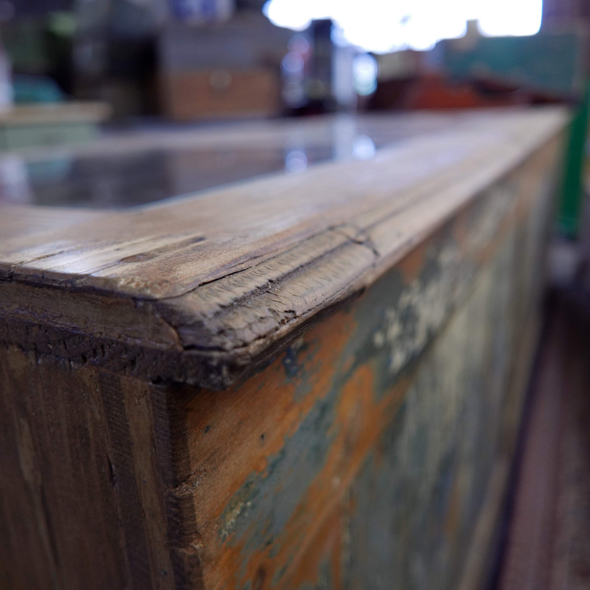 Vintage houten toog - Afbeelding 14
