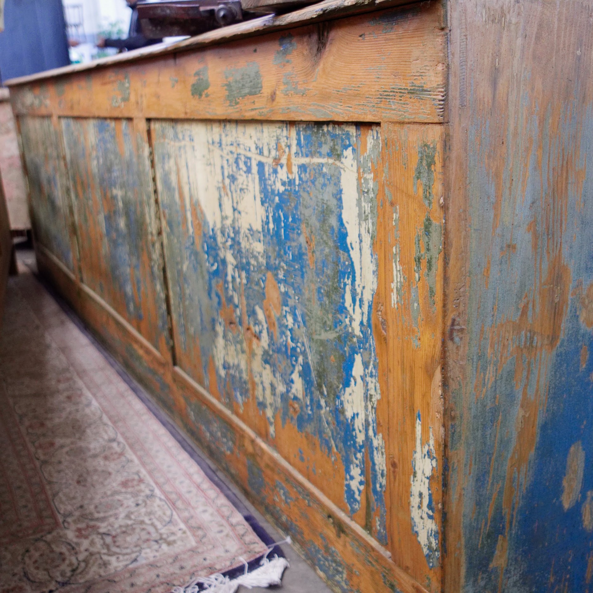 Vintage houten toog - Afbeelding 13