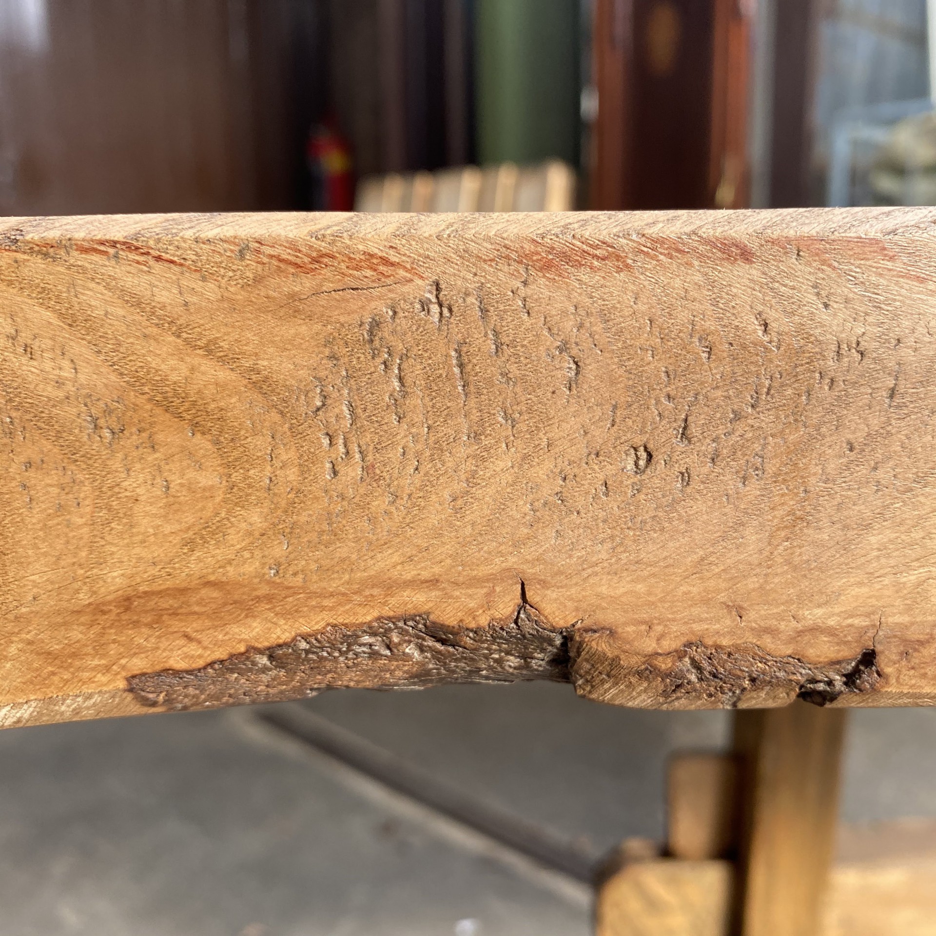 Houten werktafel