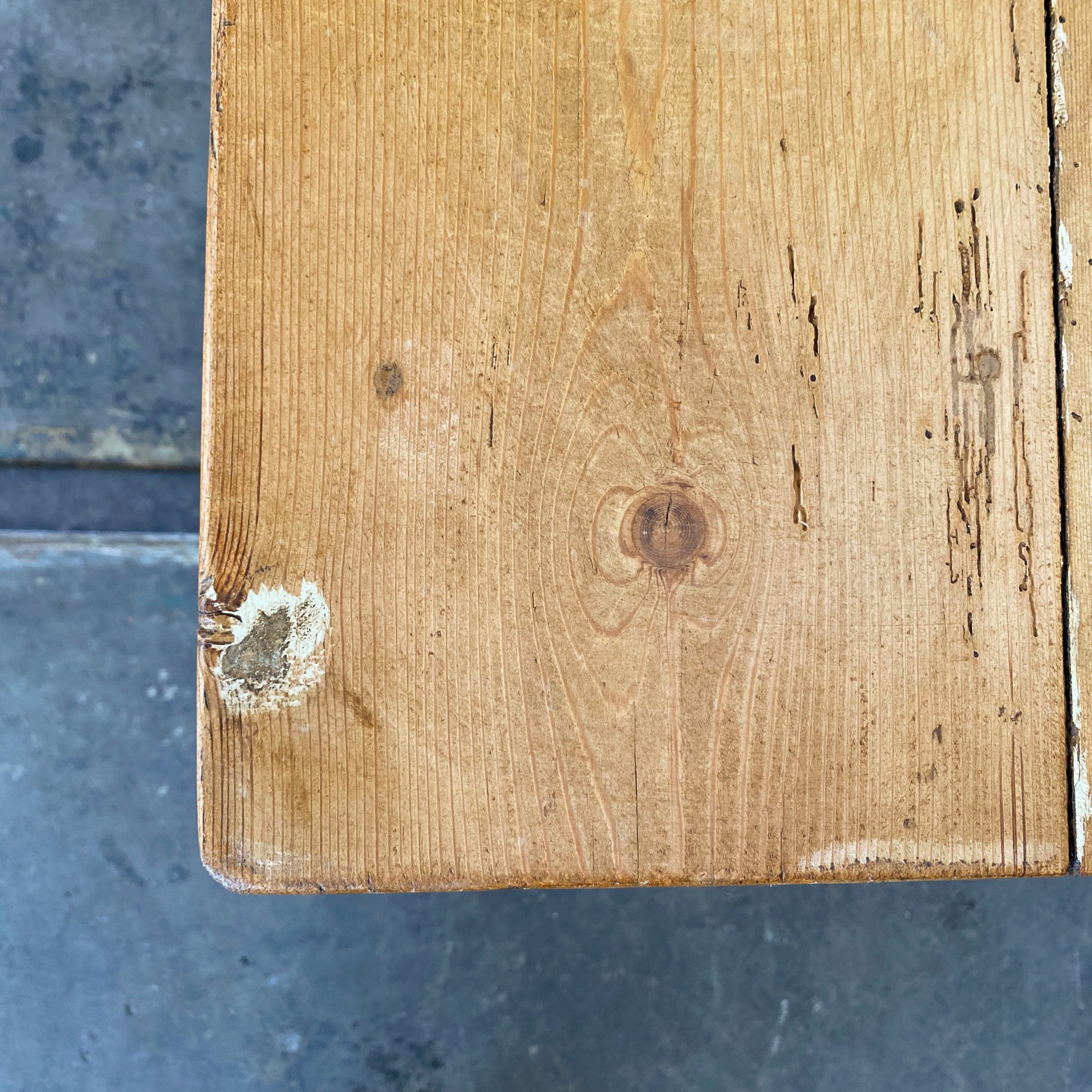 Houten werktafel eettafel