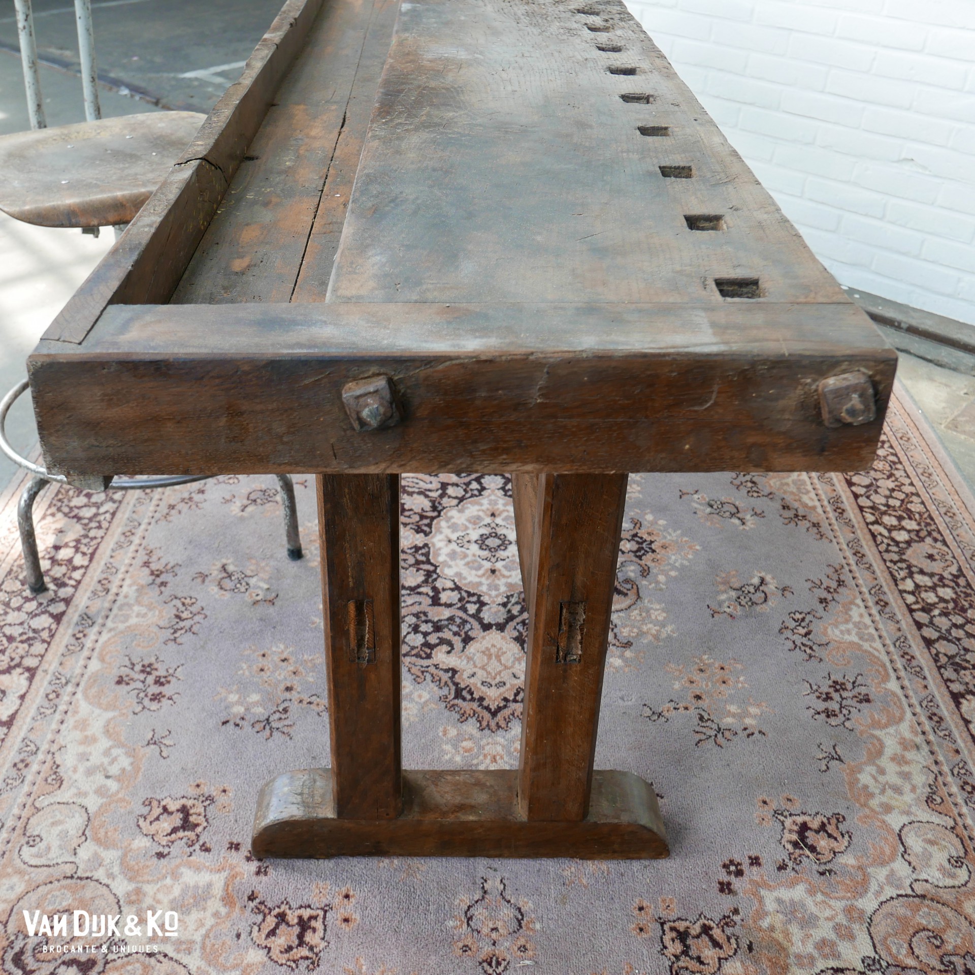 Houten werkbank