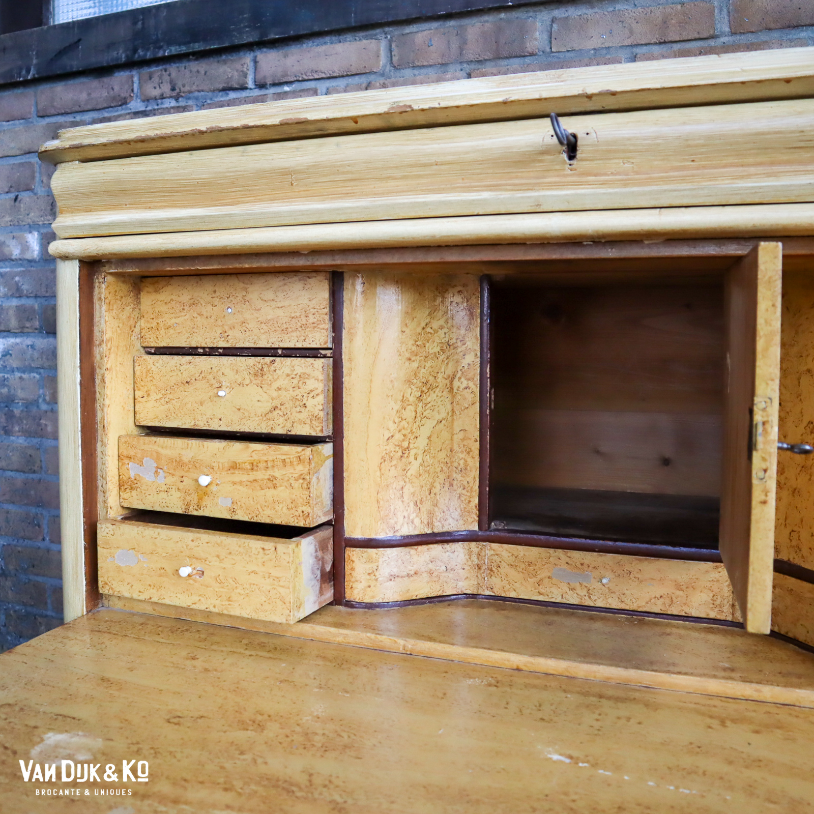 Vintage secretaire - Afbeelding 5
