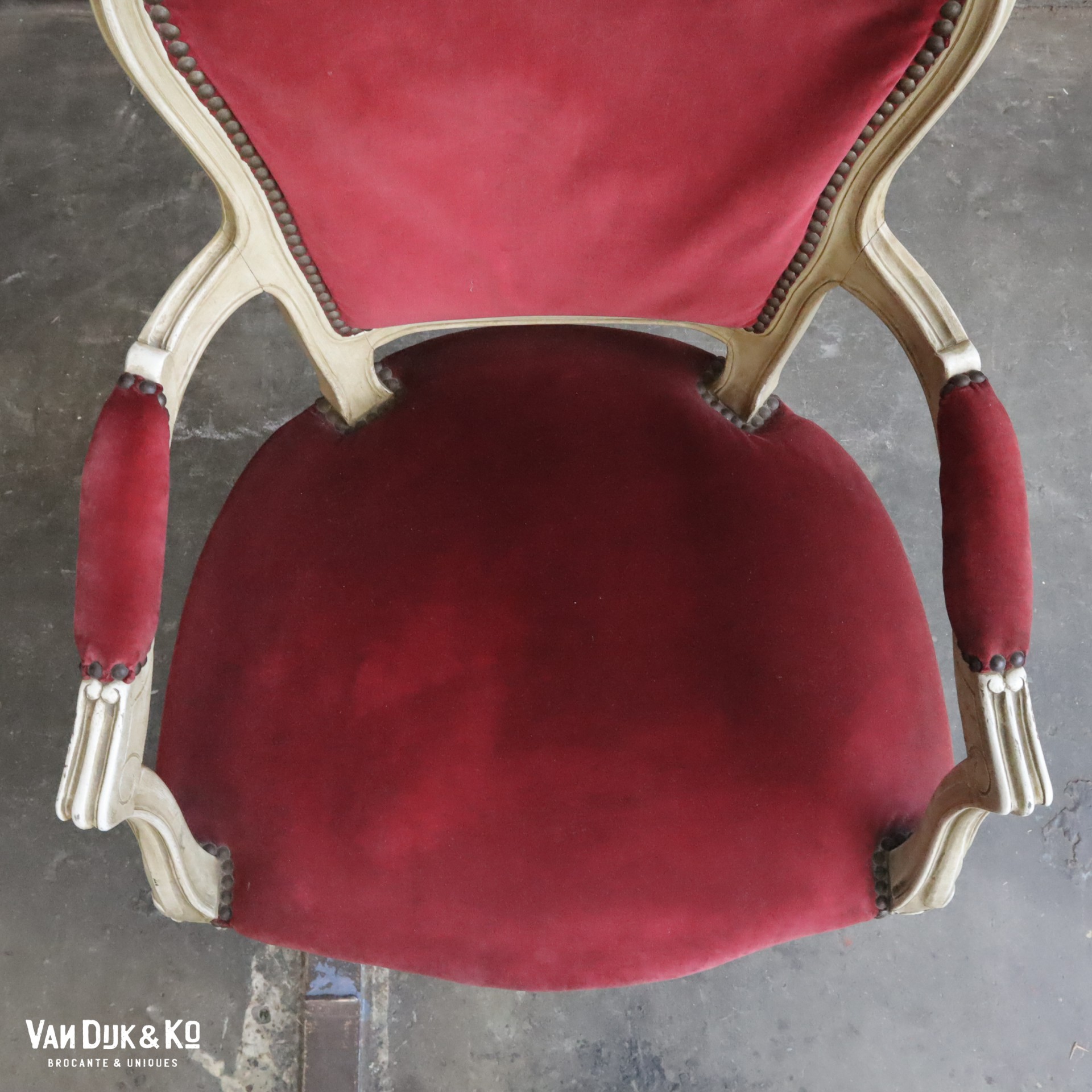 Vintage Louis XV stoel
