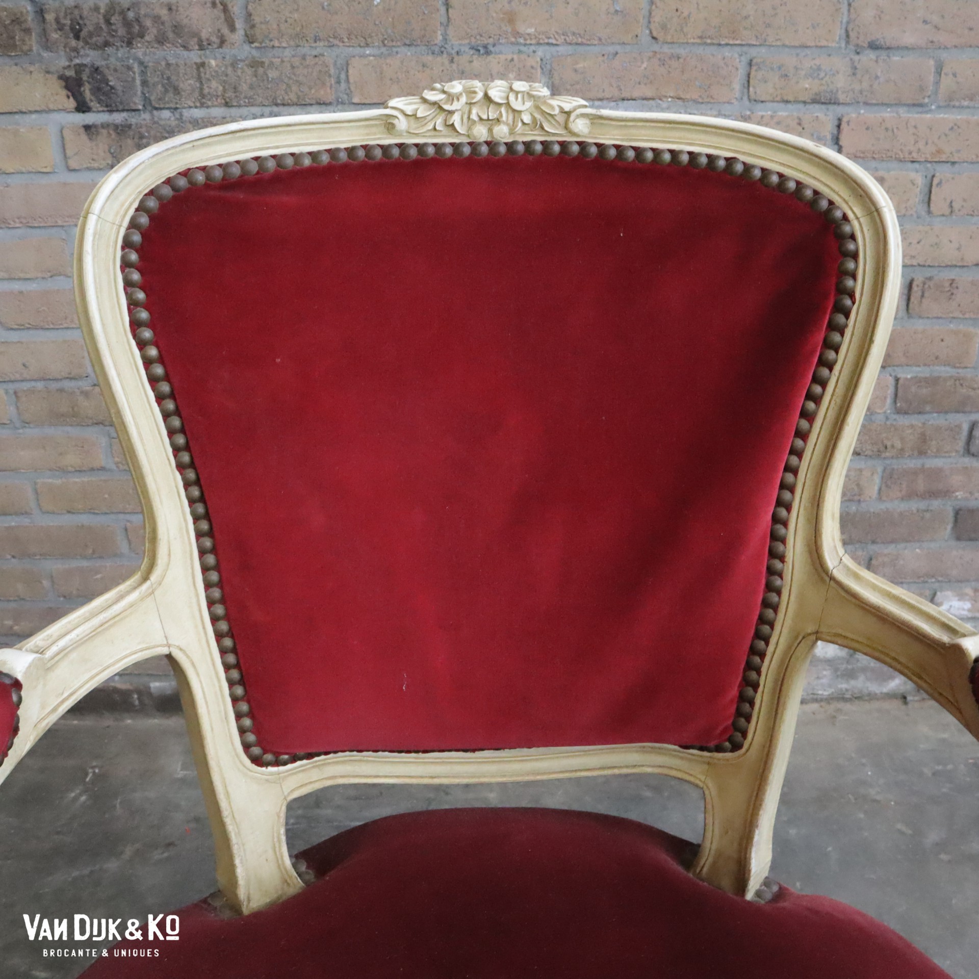 Vintage Louis XV stoel - Afbeelding 5