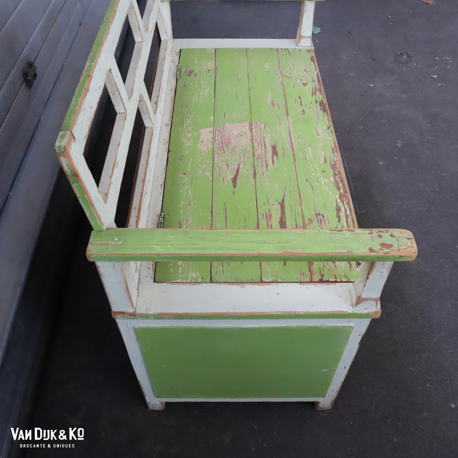 Brocante kinderbank - Afbeelding 3