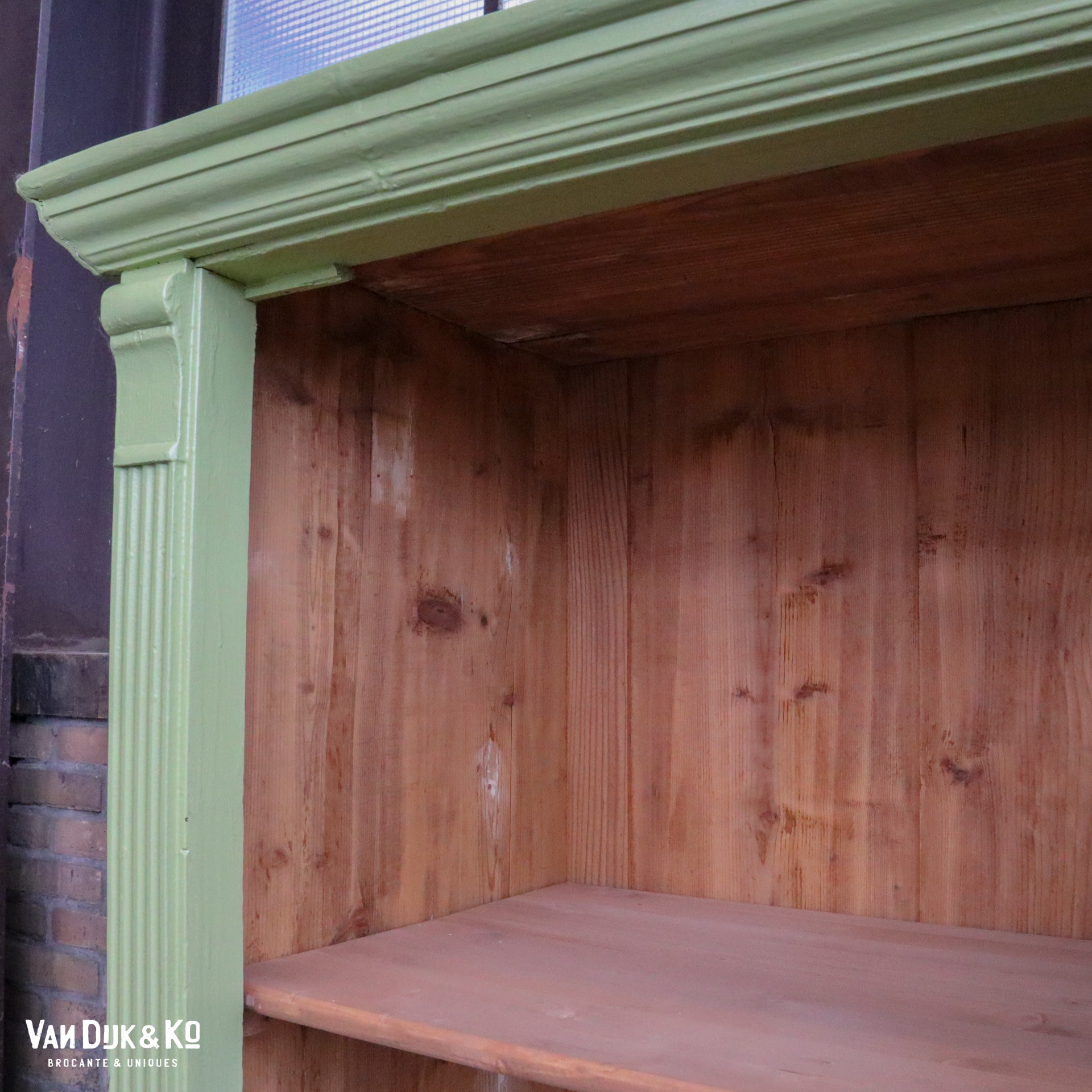 Groene vitrinekast - Afbeelding 5