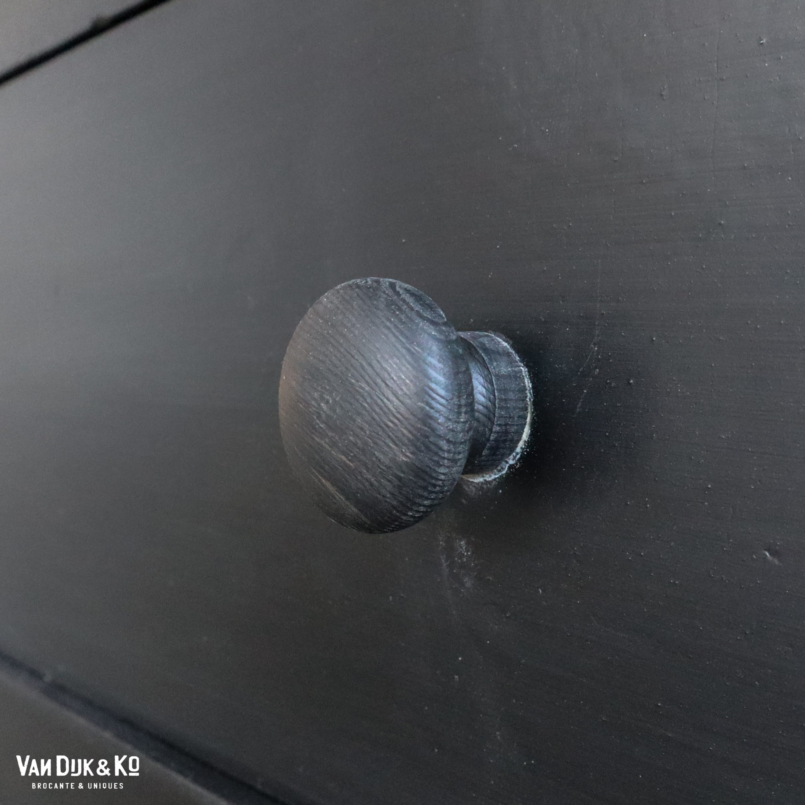Zwarte eendeurs kast - Afbeelding 6