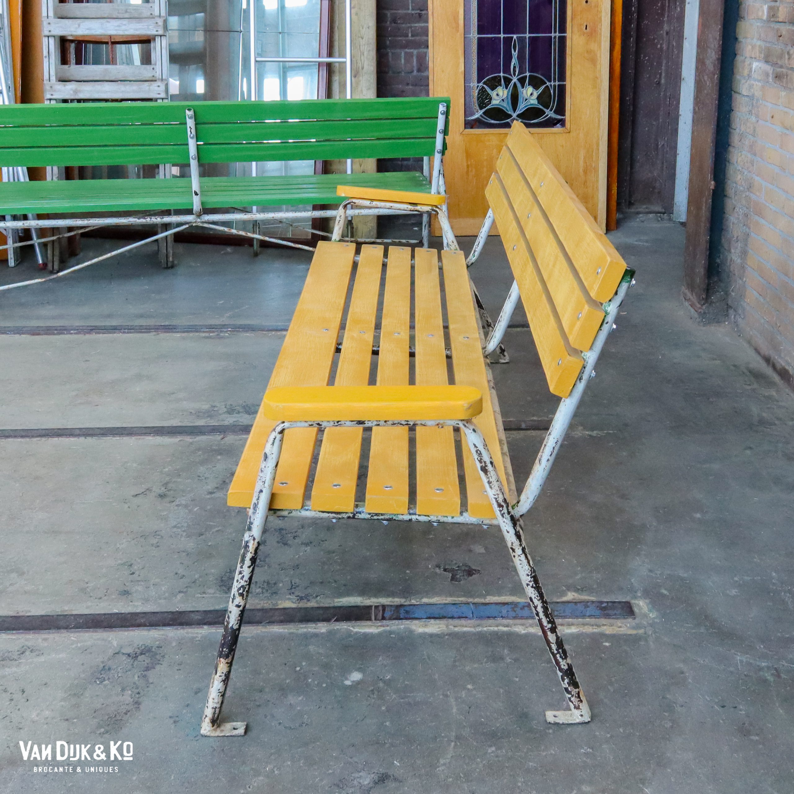 Vintage tuinbank - Afbeelding 3