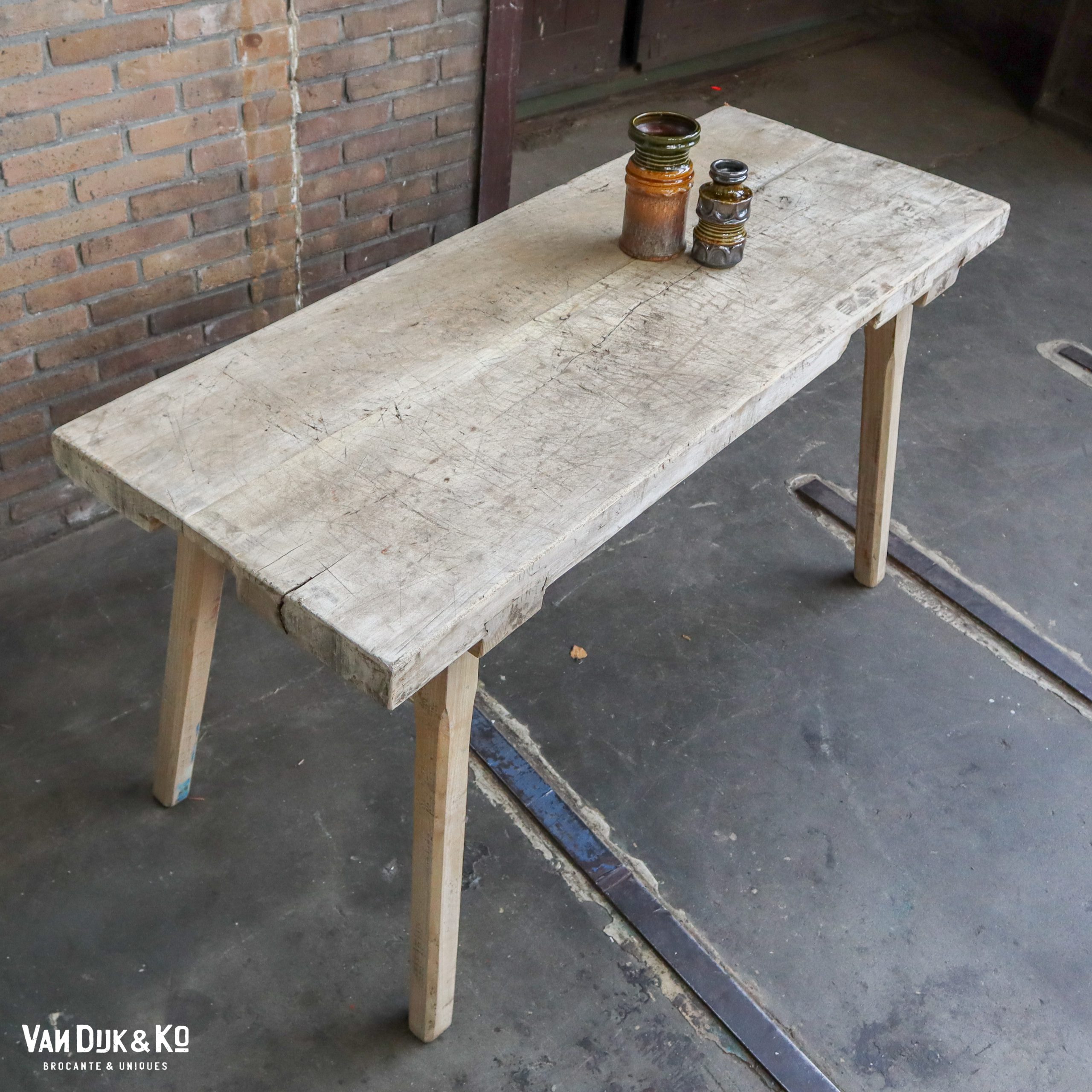 Houten slachttafel - Afbeelding 2