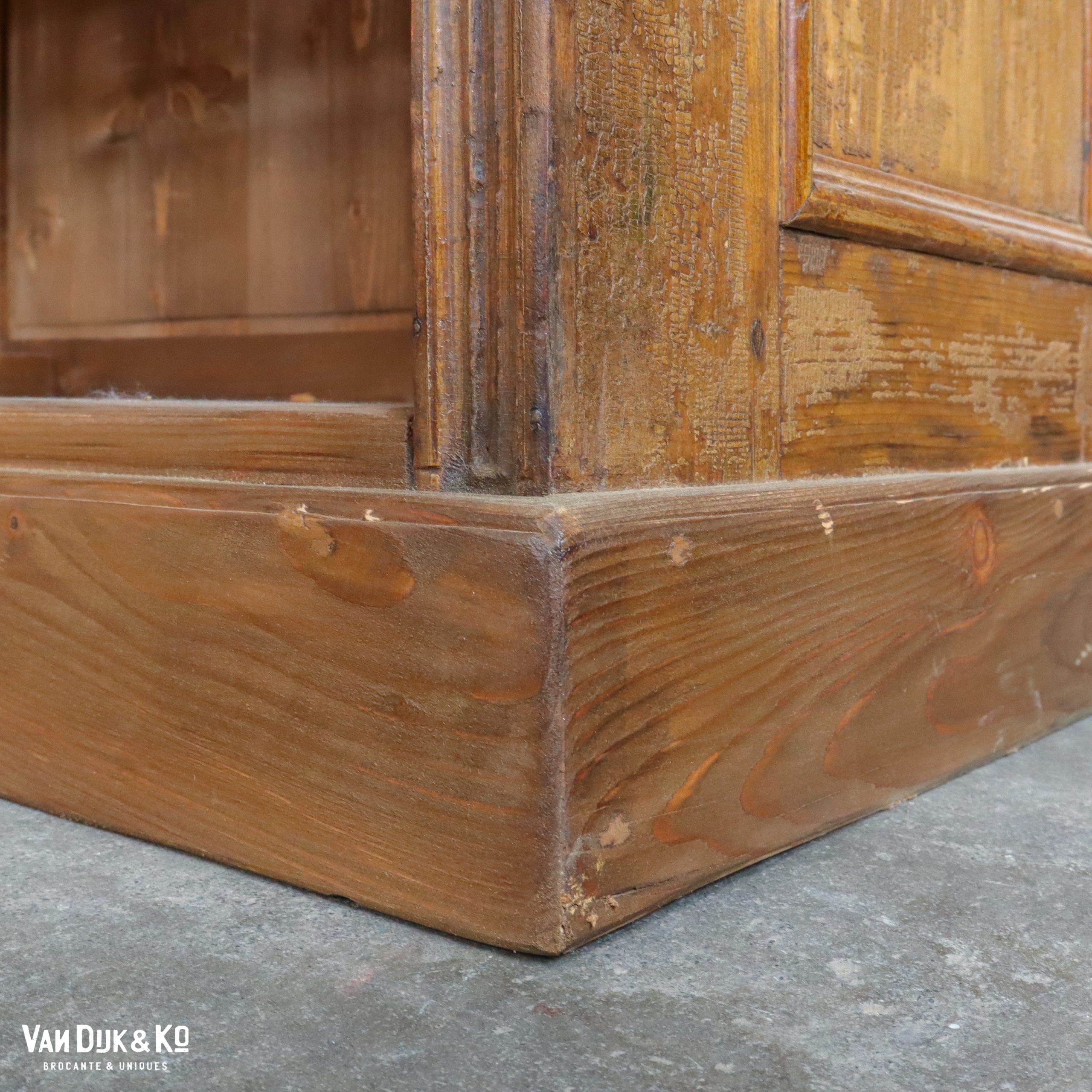 Brocante houten toonbank - Afbeelding 11