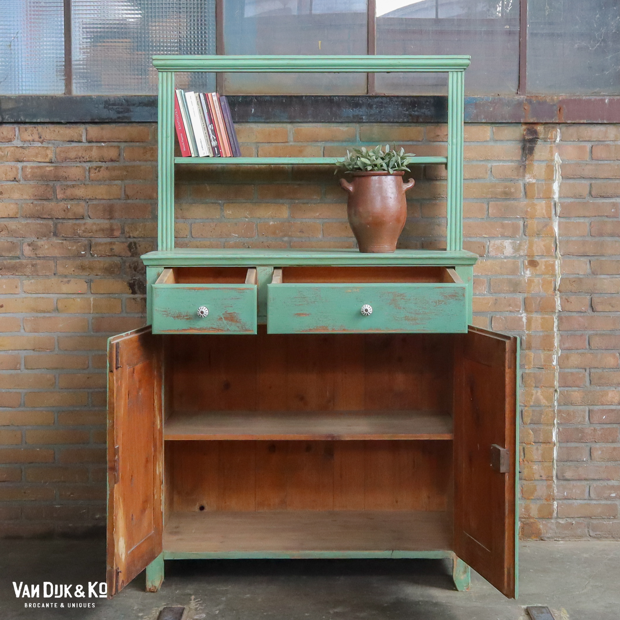 Groen buffetkastje - Afbeelding 3