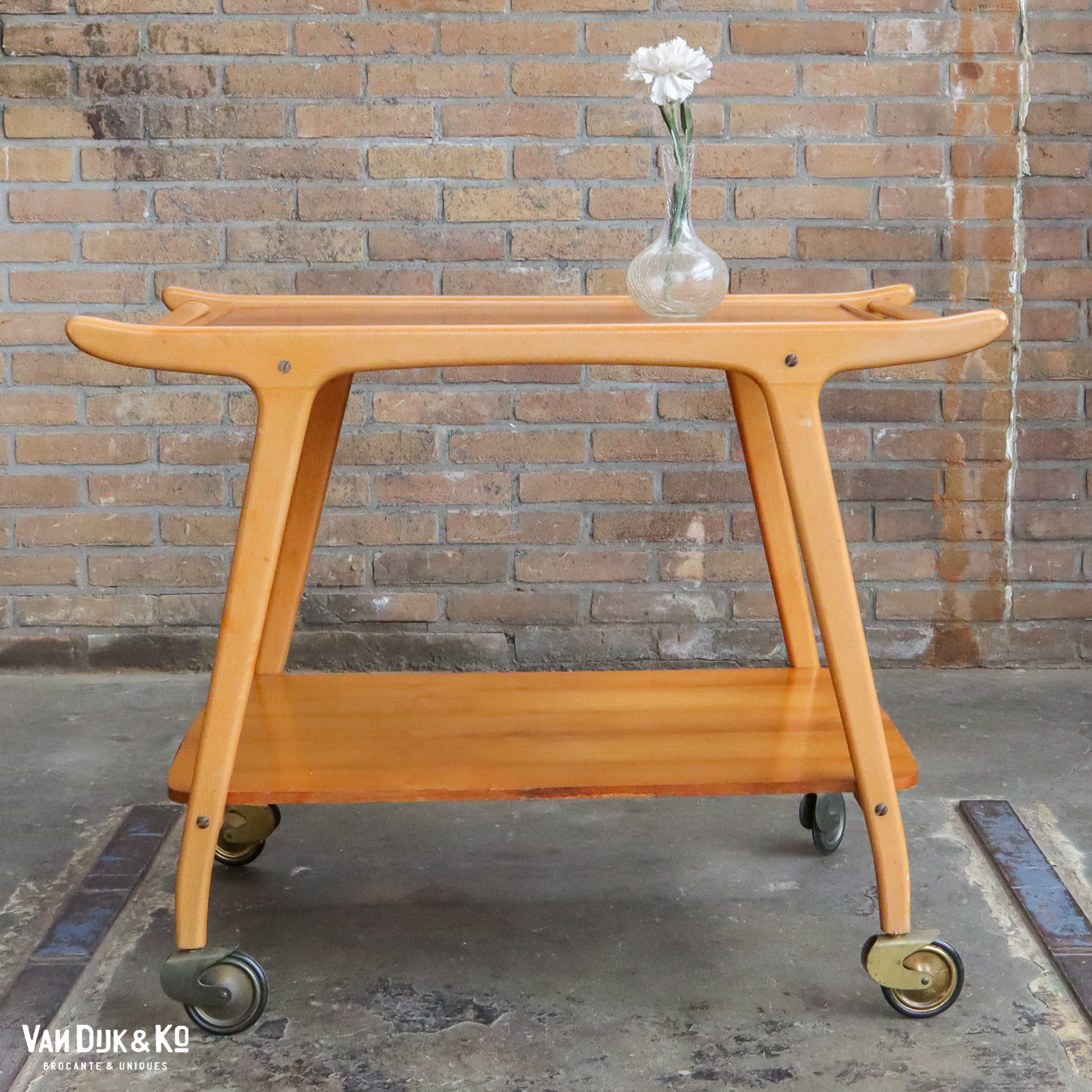 Vintage Mid-century trolley - Afbeelding 3
