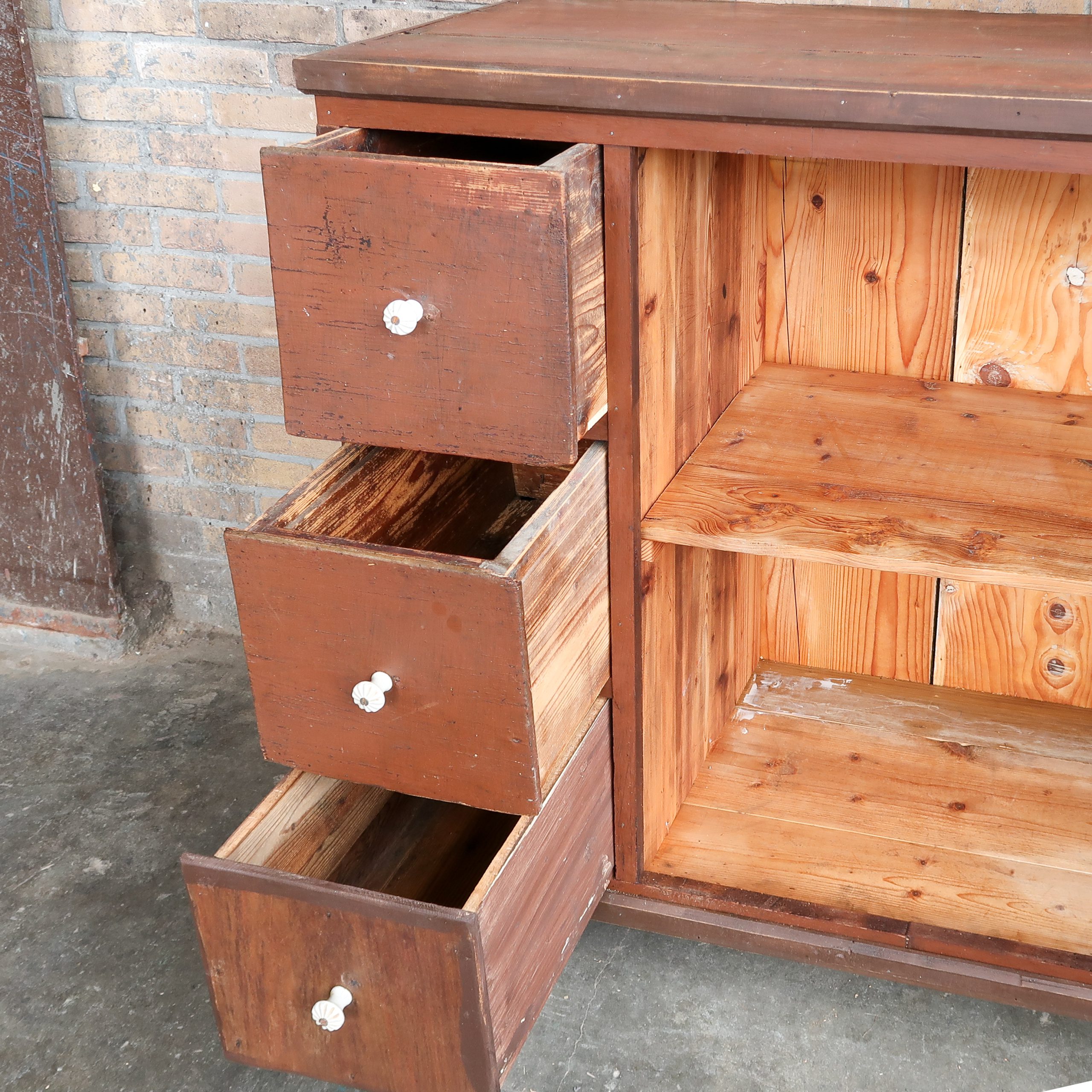 Brocante boekenkastje - Afbeelding 3