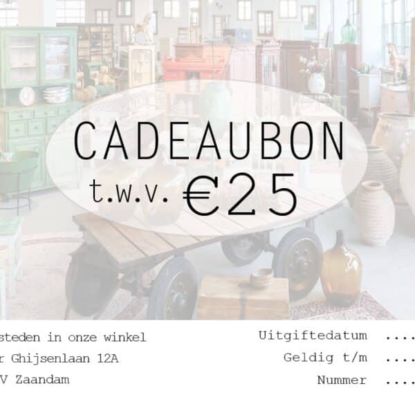 Cadeaubon €25