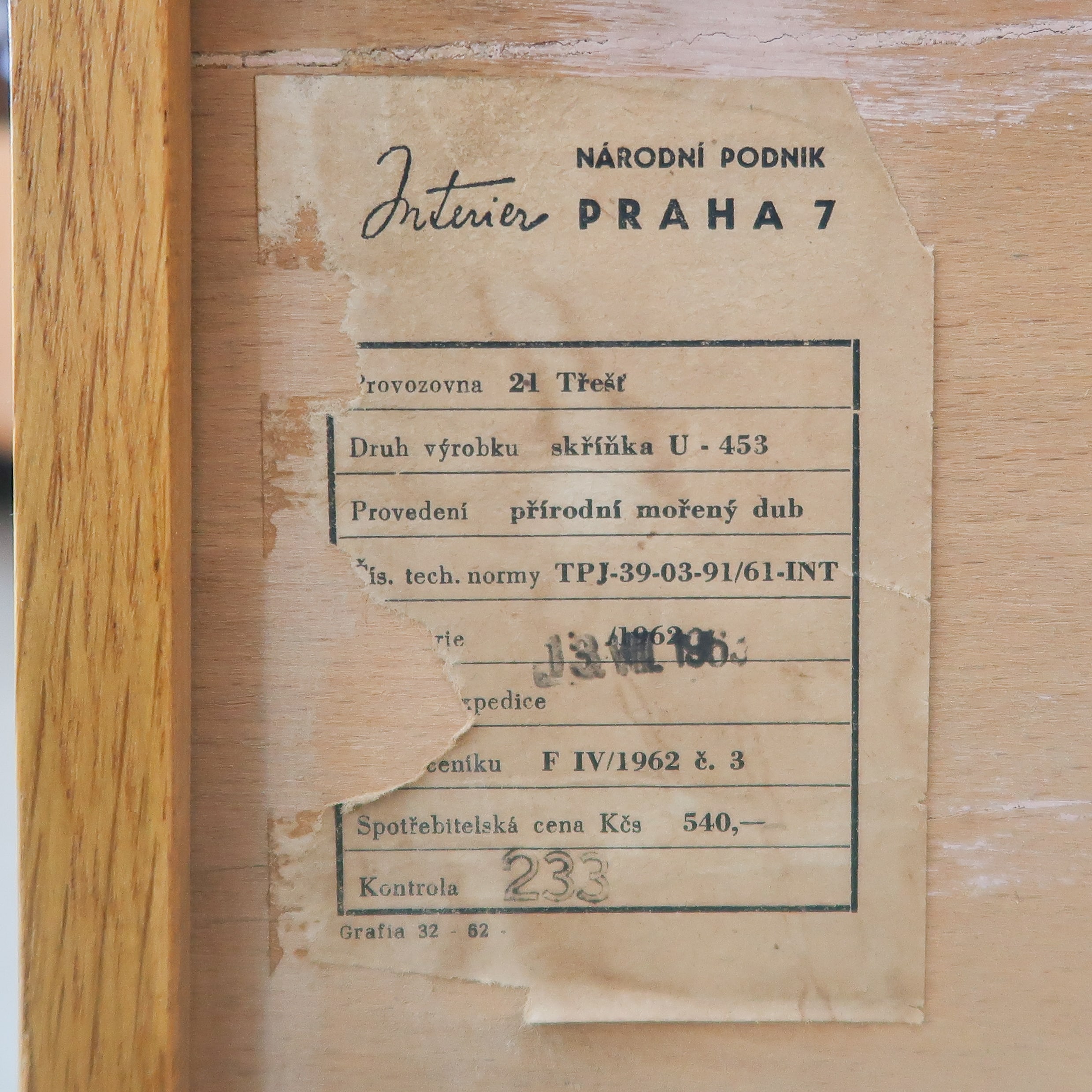 Vintage Kommode von Interiér Praha - Bild 10