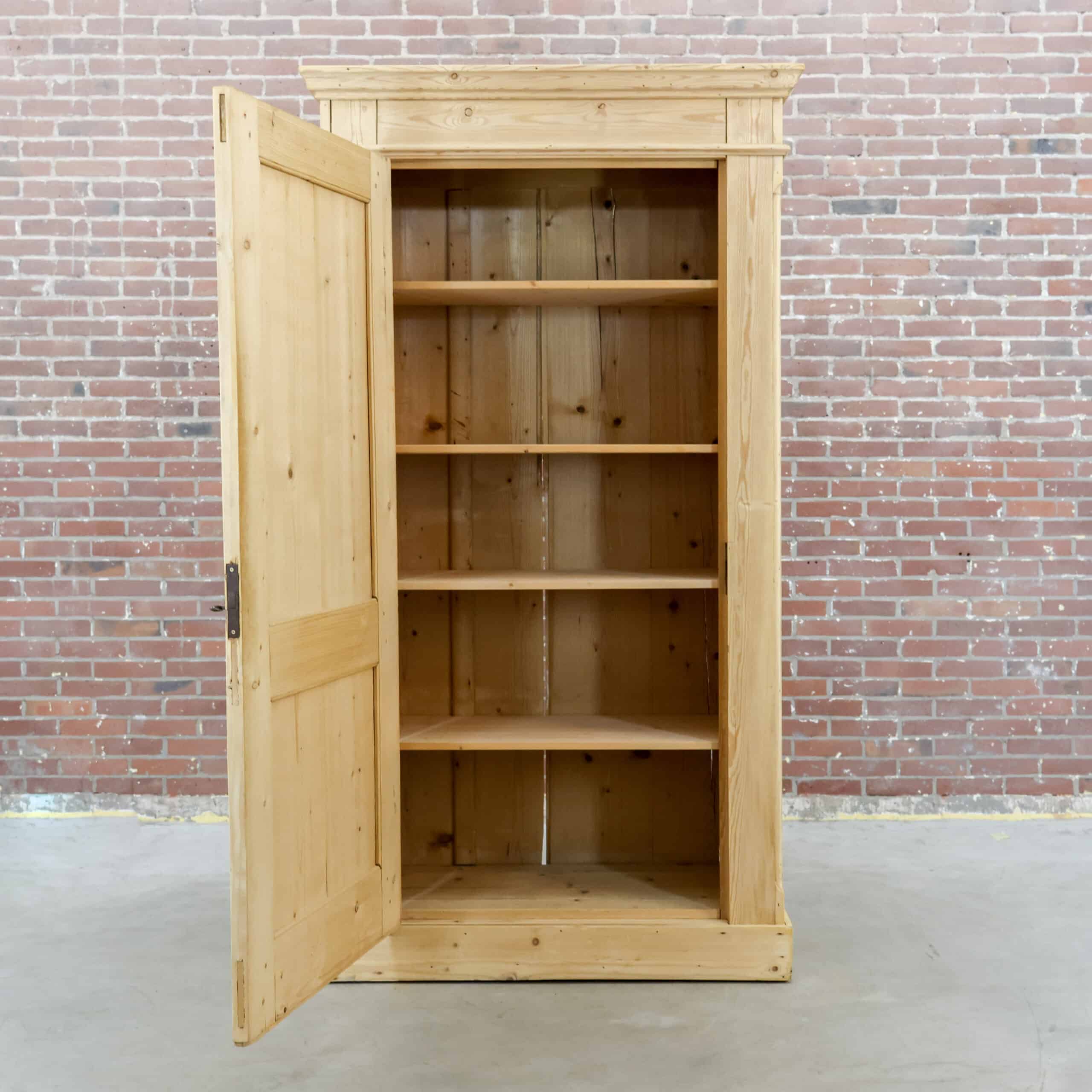 Eintüriger Kleiderschrank aus Kiefernholz - Bild 2