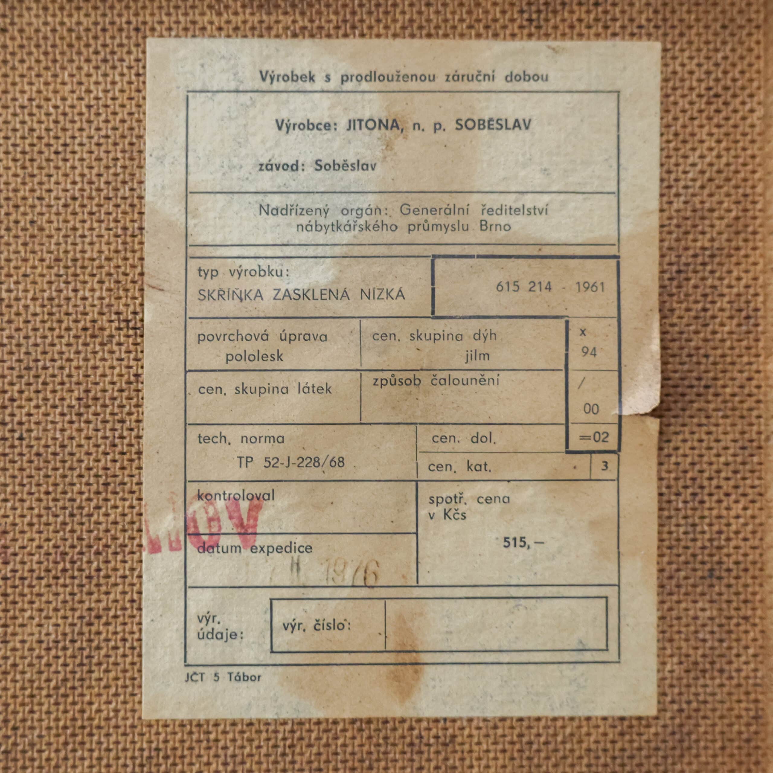 Hängeschrank aus der Mitte des Jahrhunderts - Jitona - Bild 16