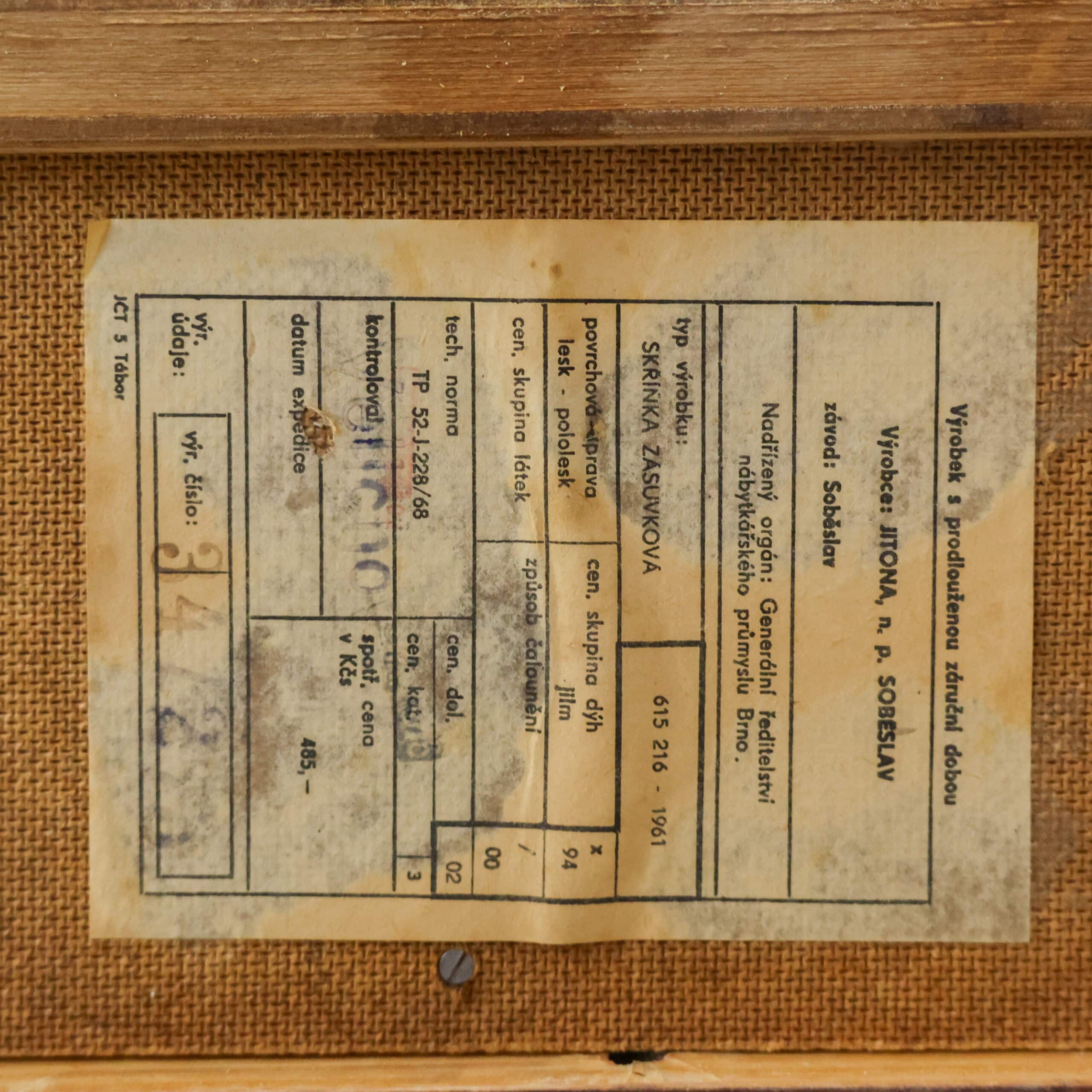 Hängeschrank aus der Mitte des Jahrhunderts - Jitona - Bild 17