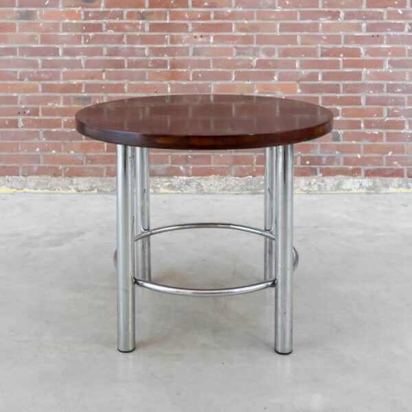 Runder Beistelltisch Vintage