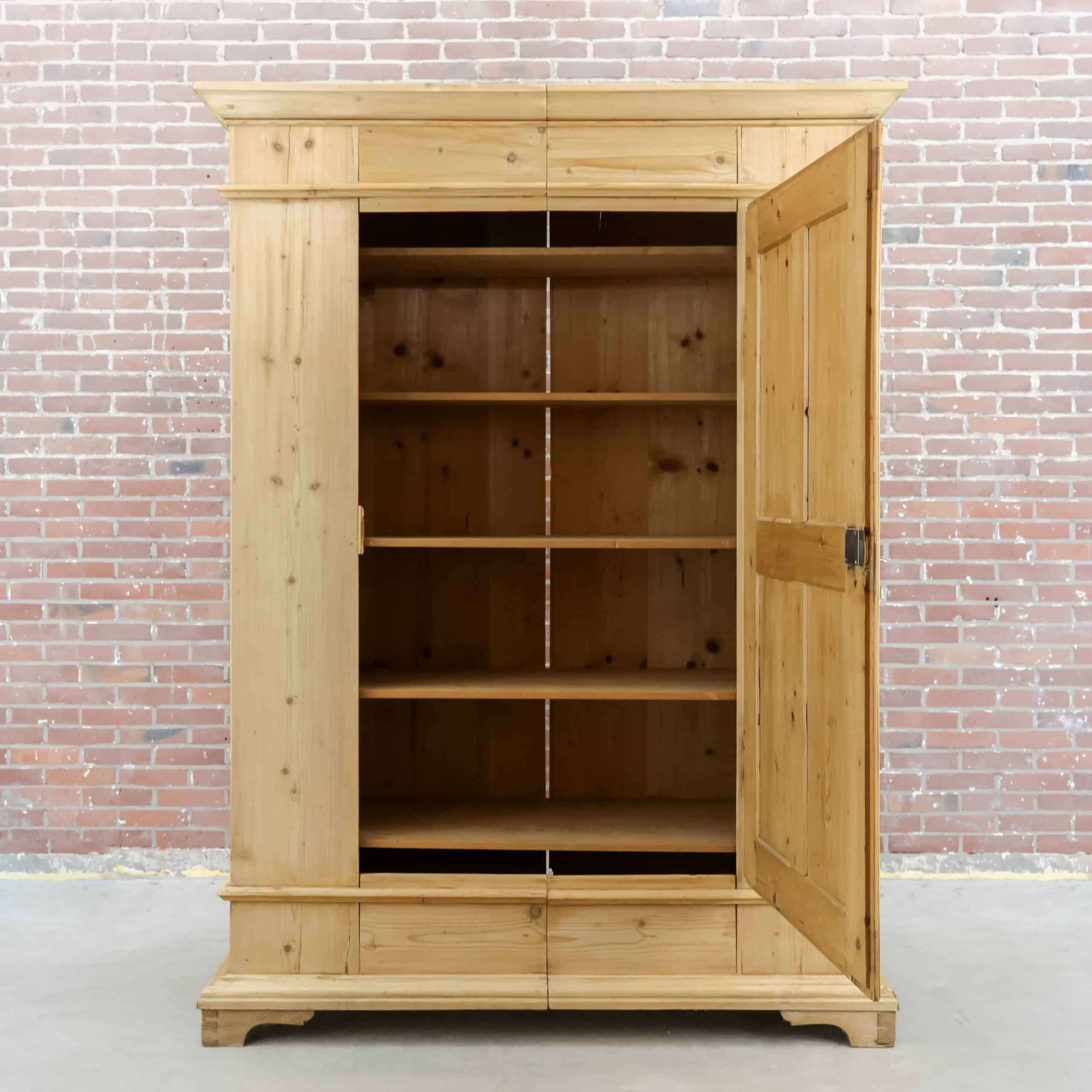 Eintüriger Kleiderschrank aus Kiefernholz - Bild 2