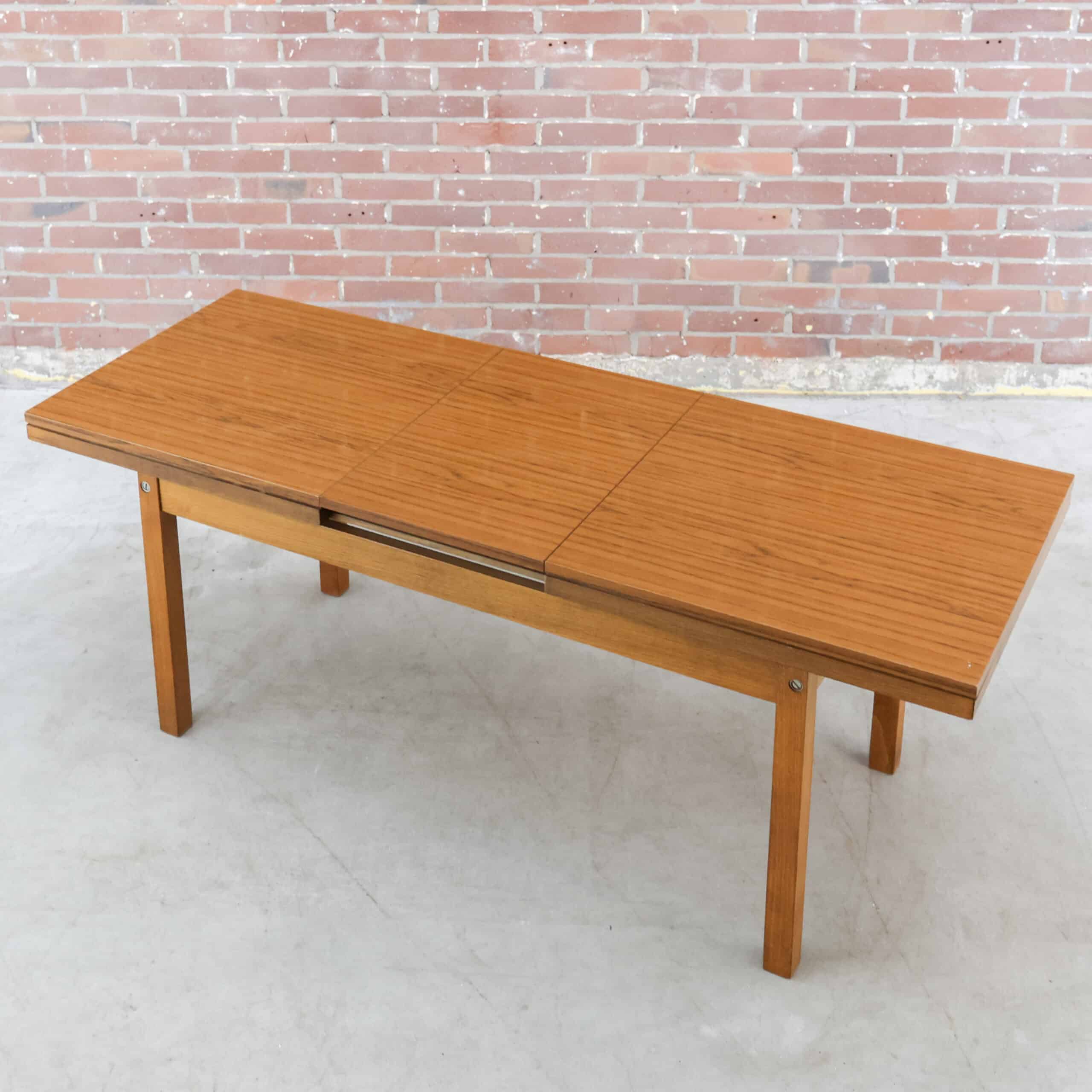 Vintage-Couchtisch – ausziehbar – Abbildung 4