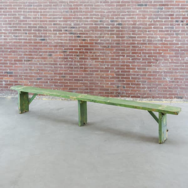 Lange Brocante-Bank