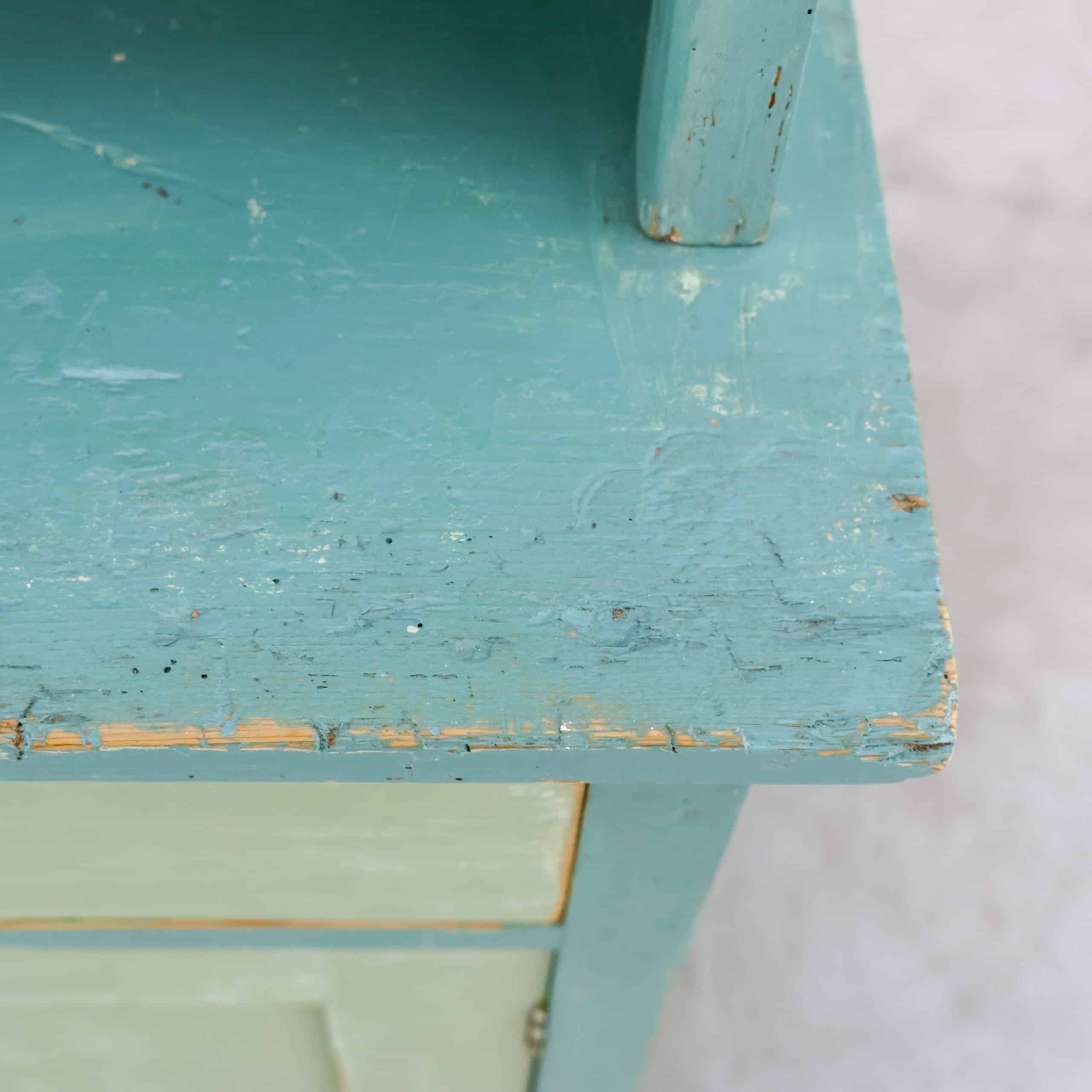 Brocante grünes Sideboard - Bild 5