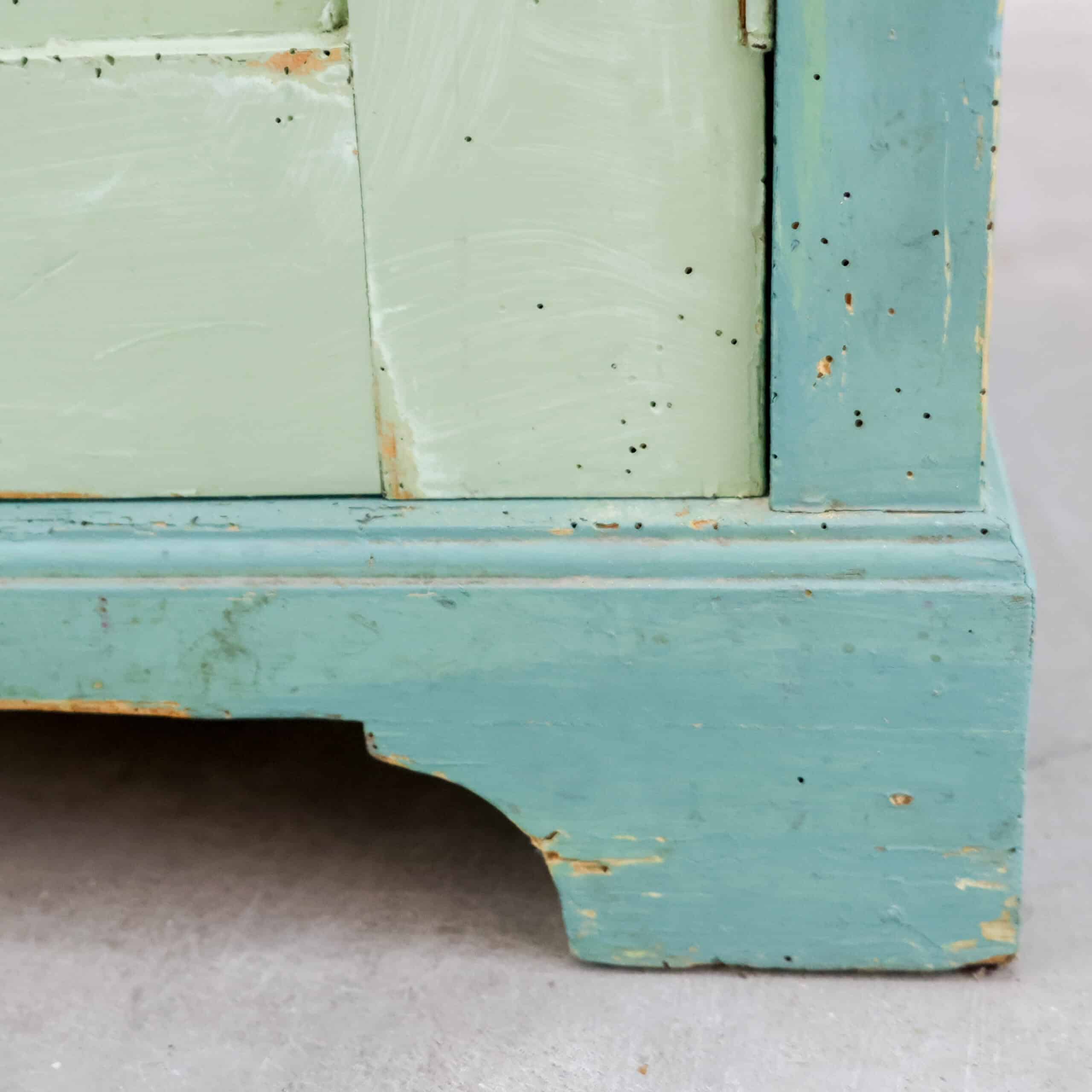 Brocante grünes Sideboard - Bild 8