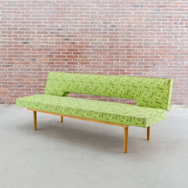 Bett / Schlafsofa aus der Mitte des Jahrhunderts