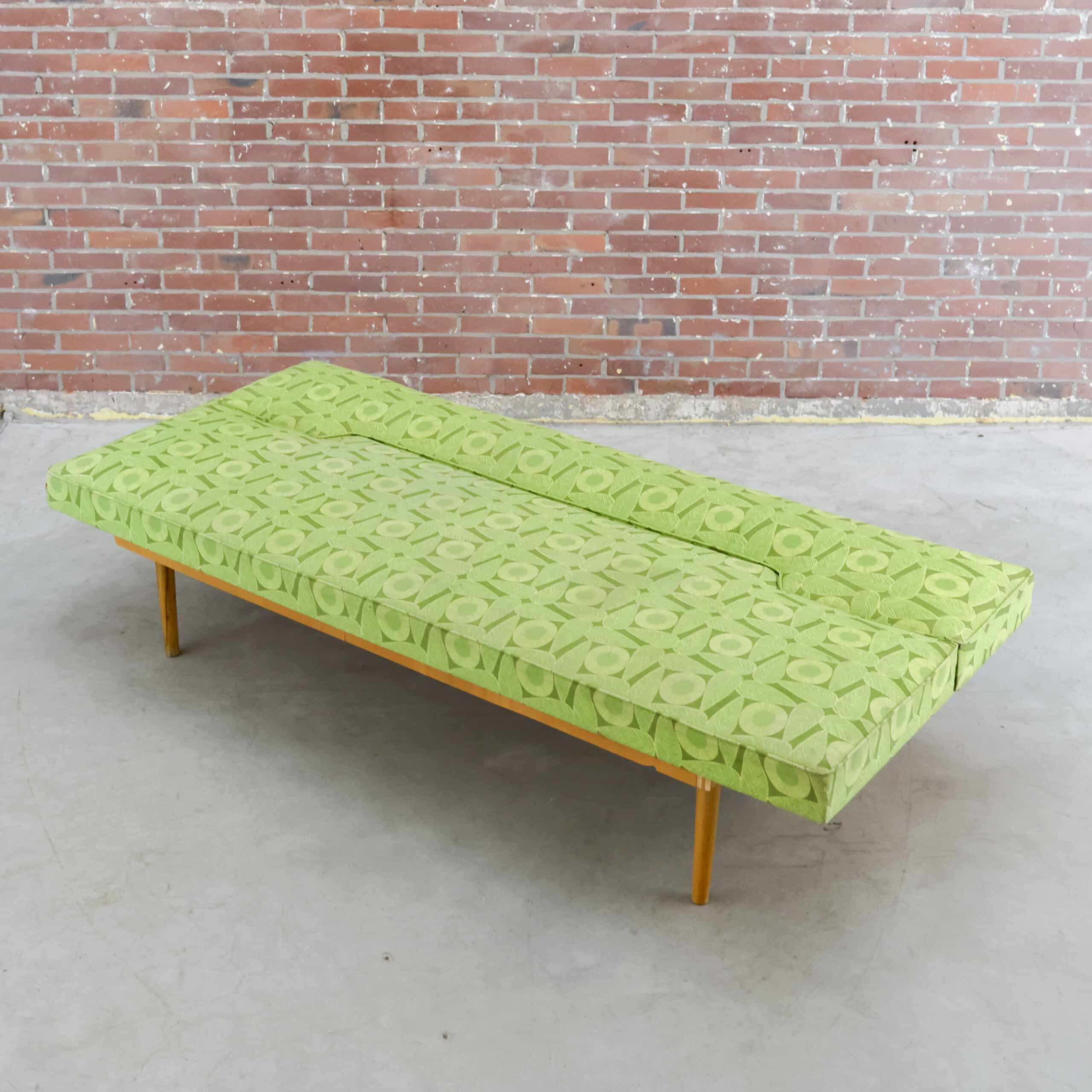 Bett / Schlafsofa aus der Mitte des Jahrhunderts - Bild 4