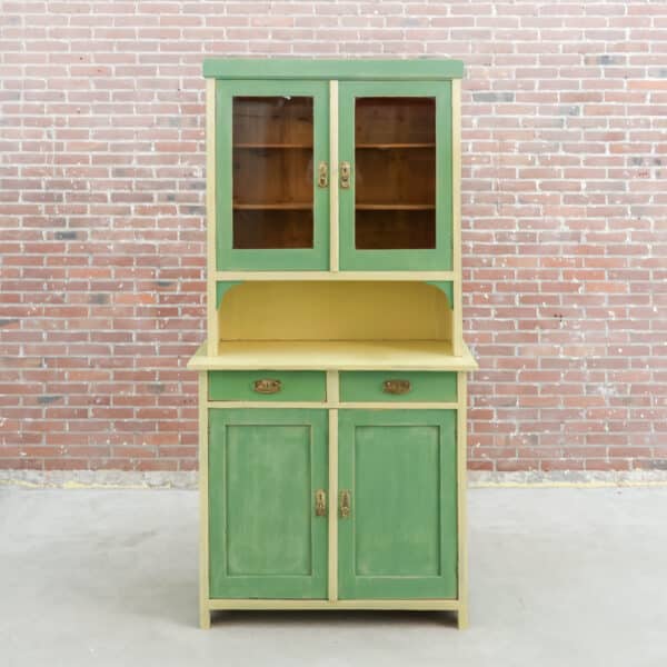 Brocante grünes Sideboard
