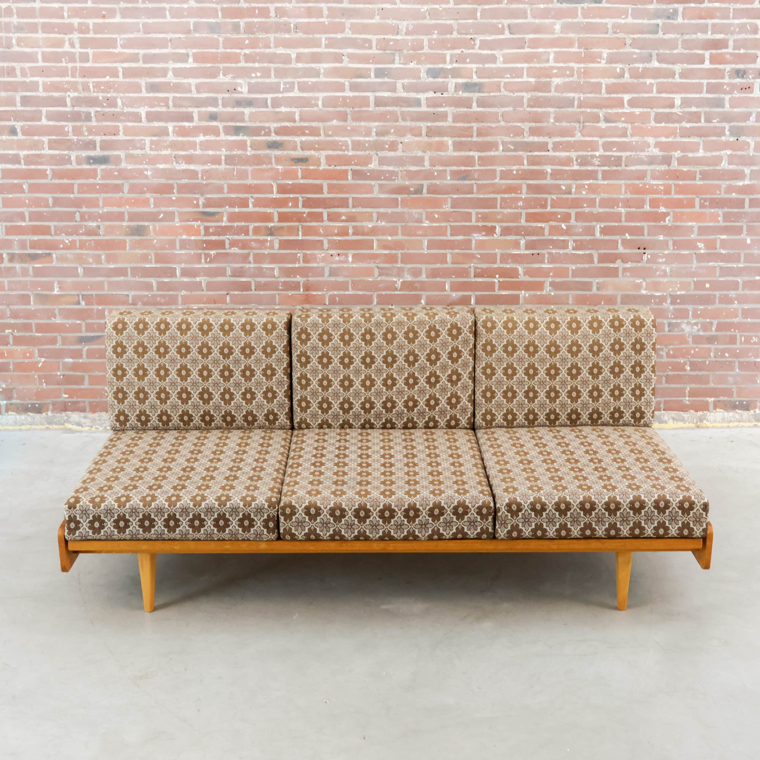 Bett / Schlafsofa aus der Mitte des Jahrhunderts - Bild 3