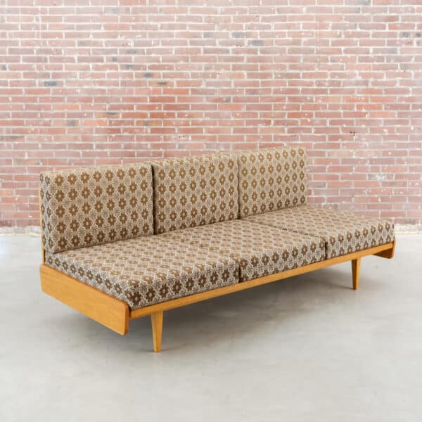 Bett / Schlafsofa aus der Mitte des Jahrhunderts
