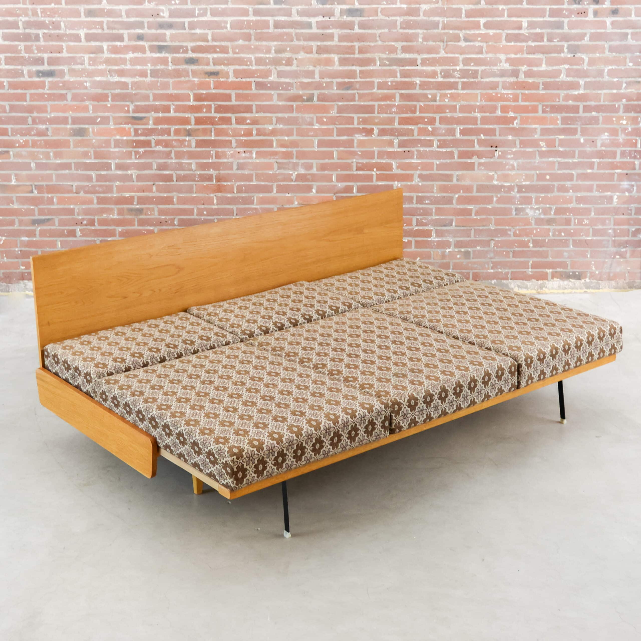 Bett / Schlafsofa aus der Mitte des Jahrhunderts - Bild 7