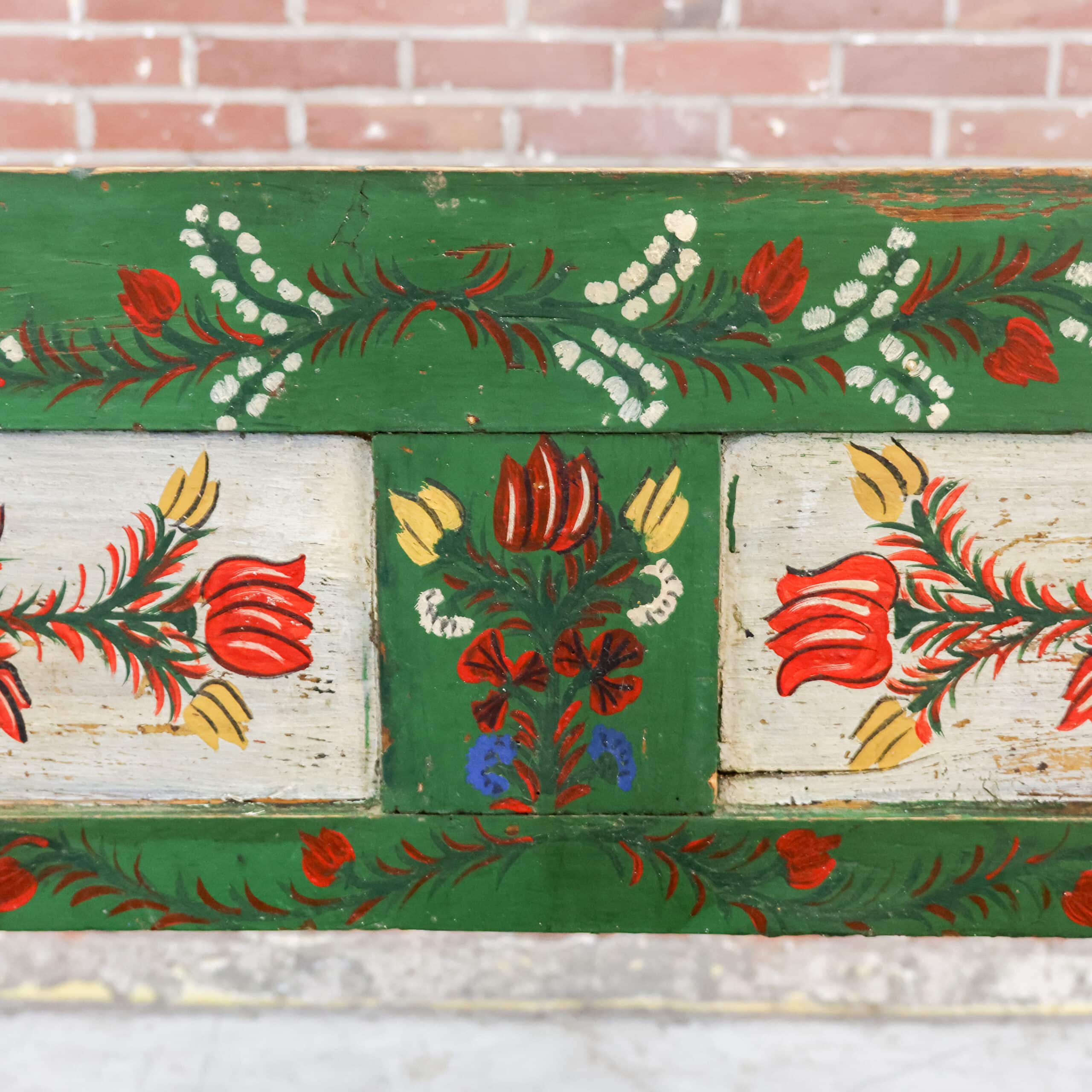 Traditionelle handbemalte Klappbank - Bild 8