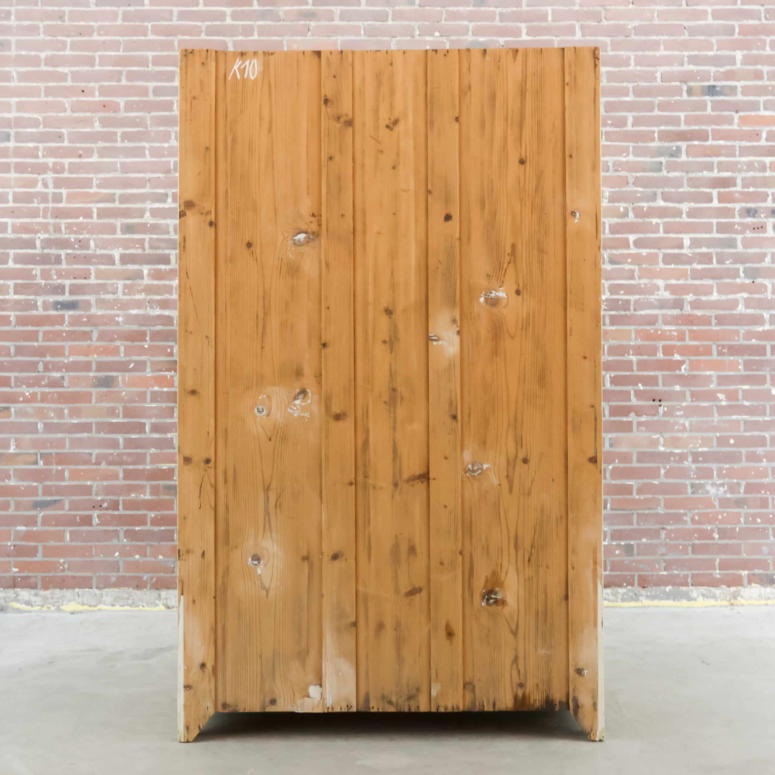 Brocante cremefarbener Wäscheschrank - Bild 8