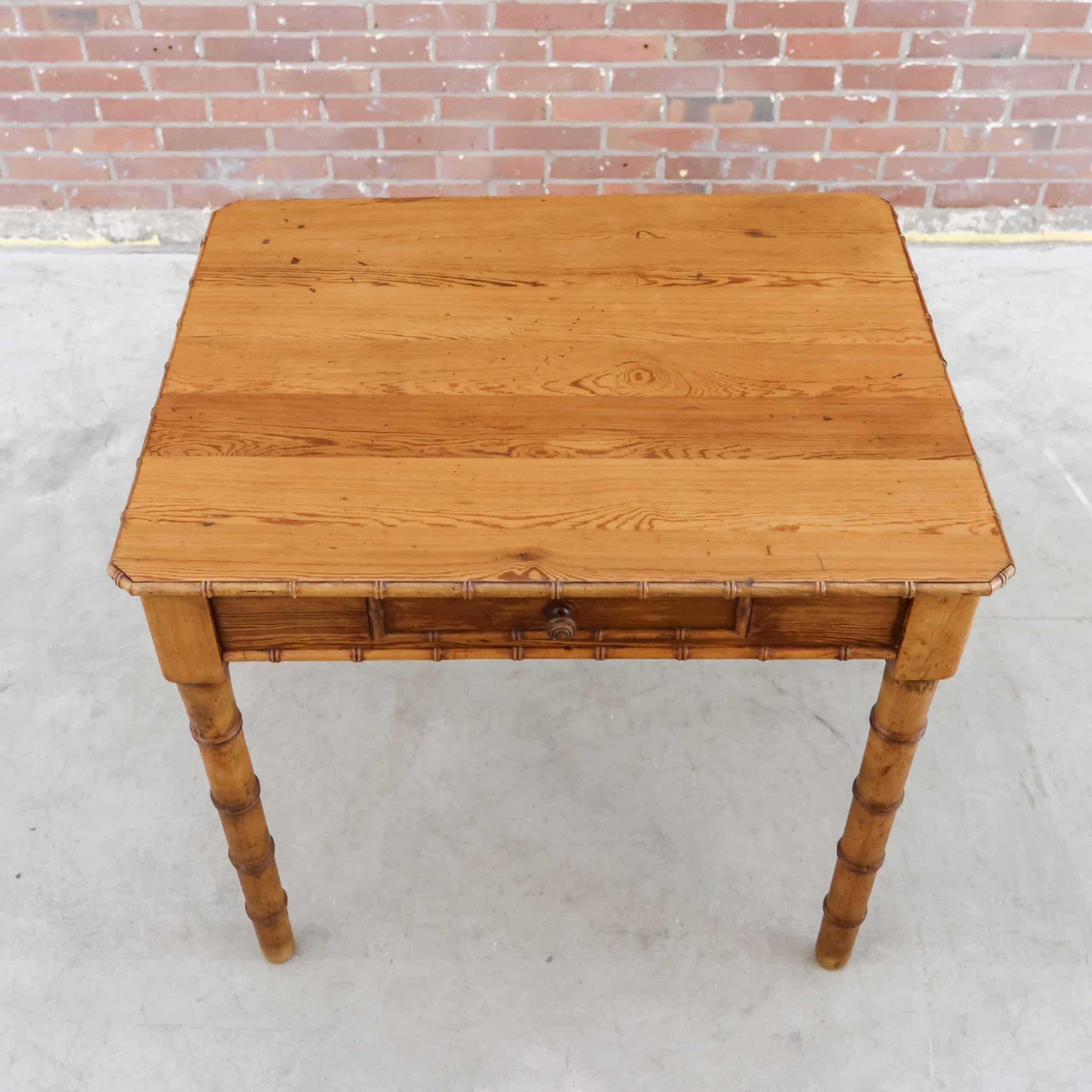 Faux bamboo tafel - Afbeelding 4