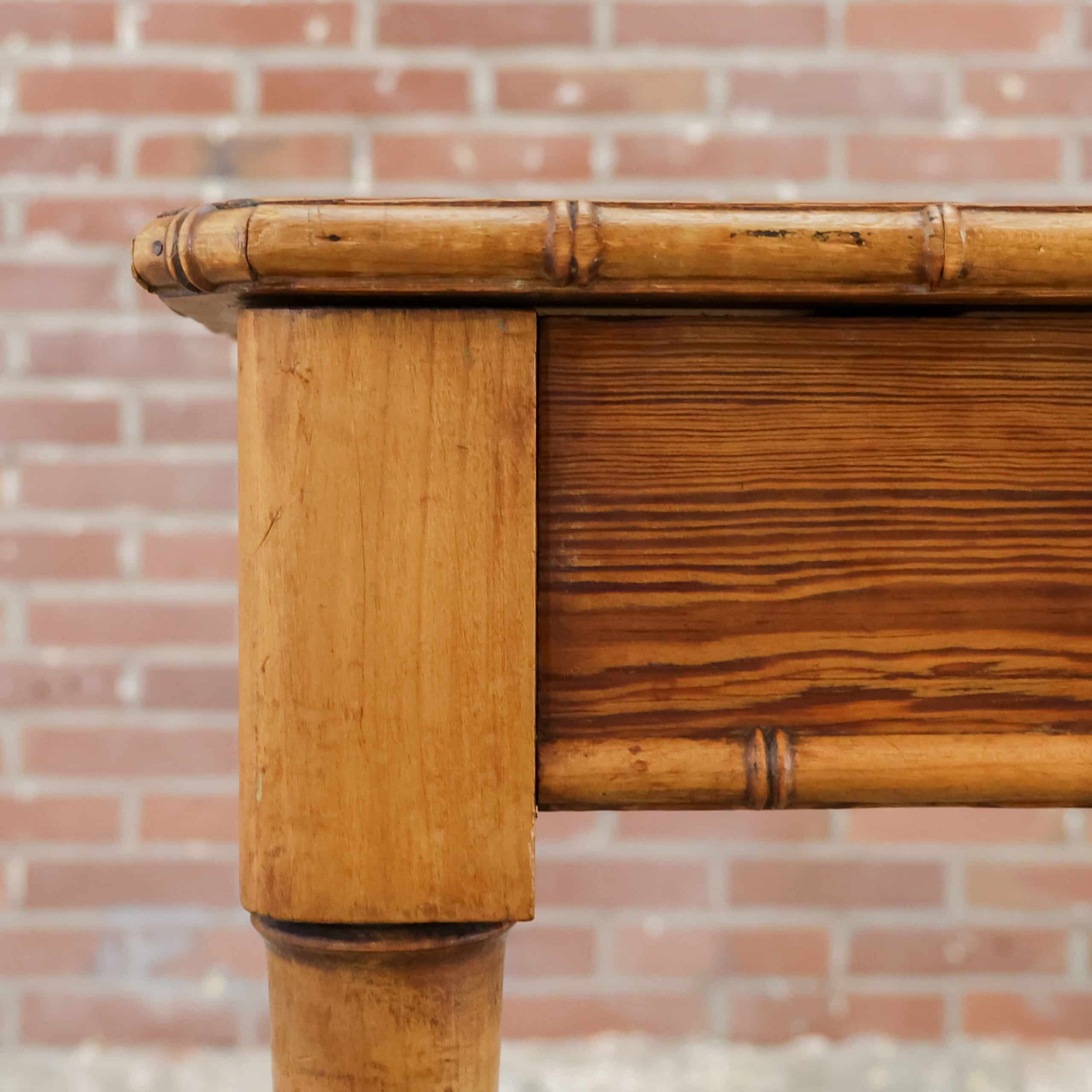 Faux bamboo tafel - Afbeelding 7