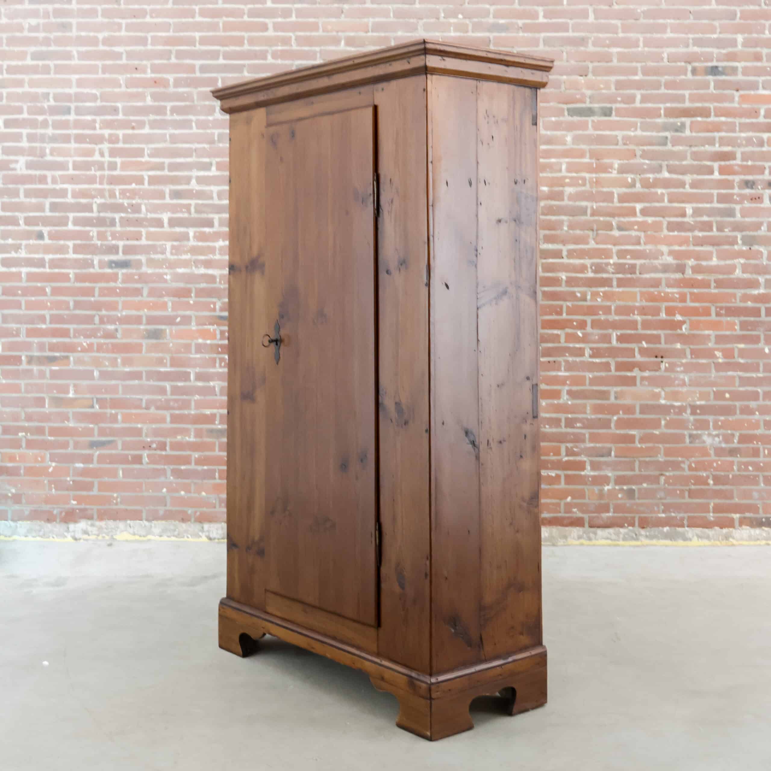 Antieke eendeurs kast - Afbeelding 11
